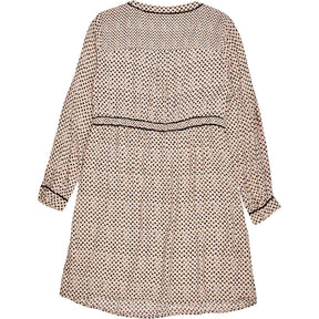Seraphine Beige Black Geometric Dress