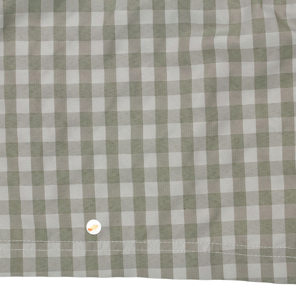 Farah Stone Grey Edgar Seersucker Shorts