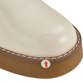 River Island Cream Sock Boots