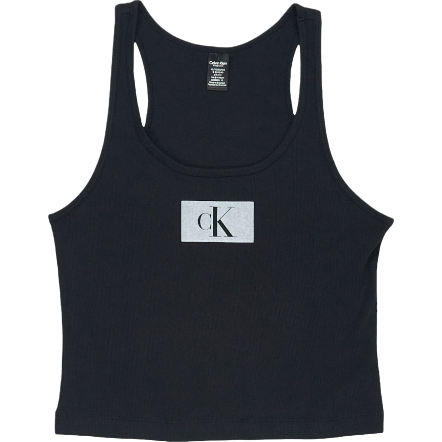 Calvin Klein Black Tank Top Sleepwear