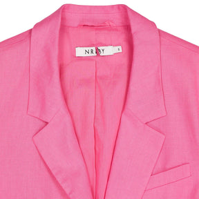 NRBY Pink Linen Blazer
