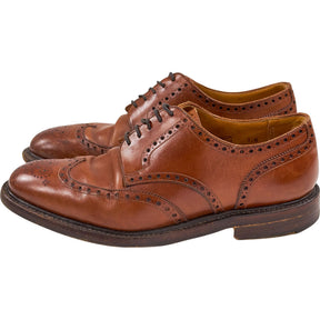 Grenson Brown Leather Brogue Shoes