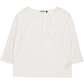 Baukjen White Spenser Relaxed Boat Neck Top