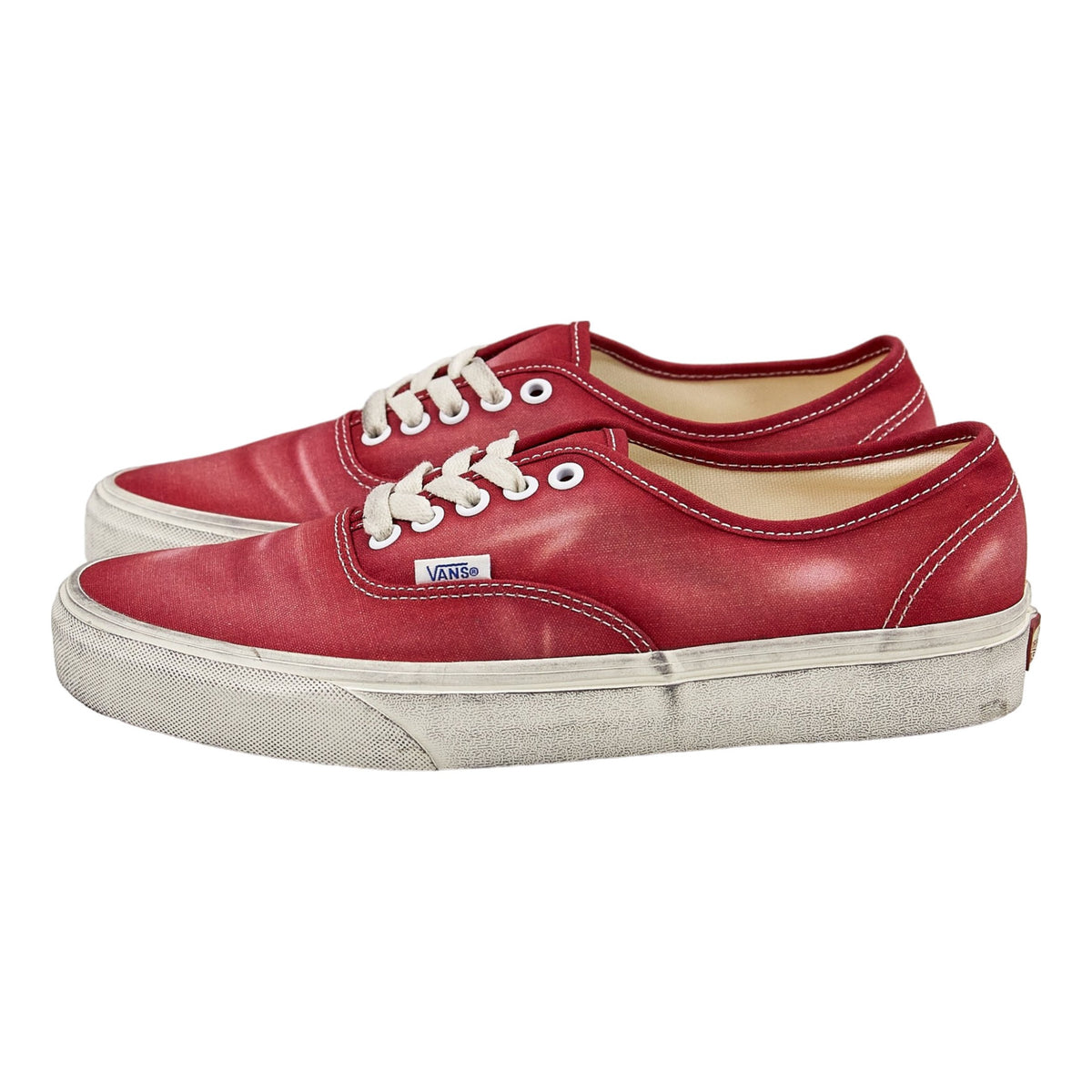 Vans Red Authentic Trainers