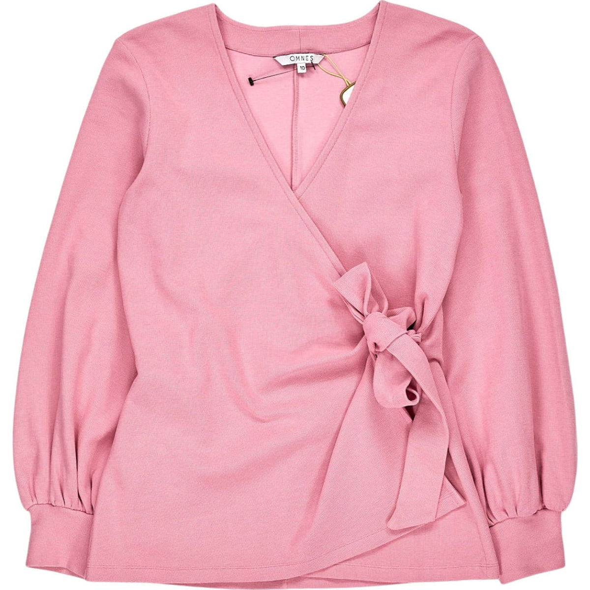 Omnes Pink Wrap Top 10