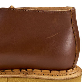 YMC Brown Leather Platform Shoes