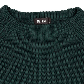 Me+Em Green Boyfriend Jumper