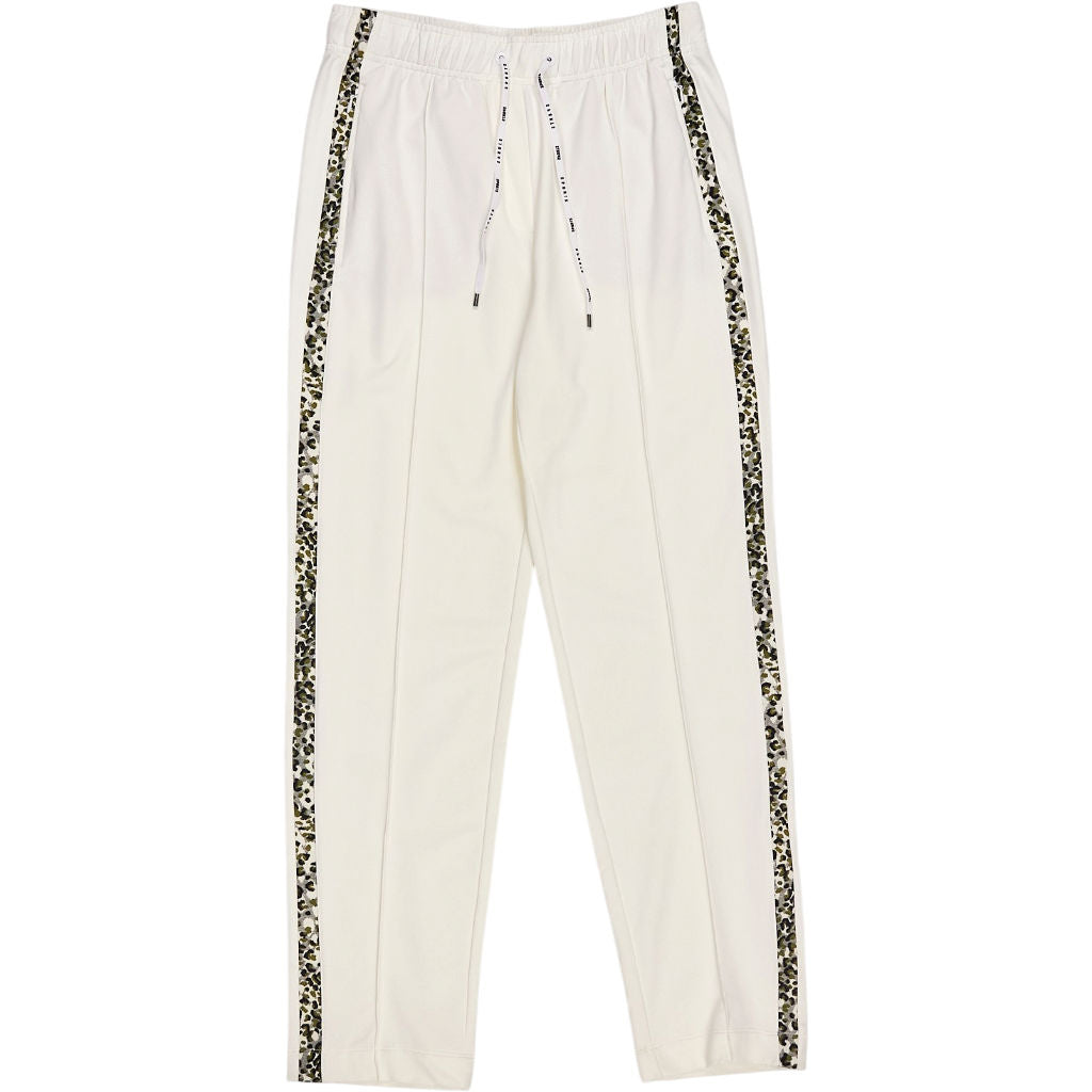Marc Cain White Leopard Trim Joggers