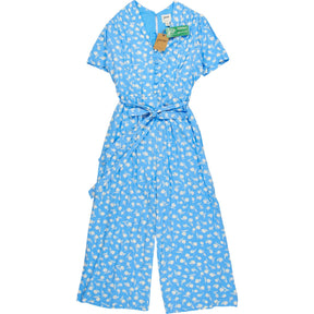 Joanie Dani Tulips Blue Jumpsuit