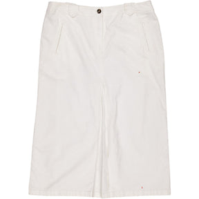 Cordings White Cotton Skirt