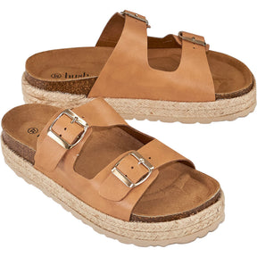 Hush Tan Woodstock Sandals