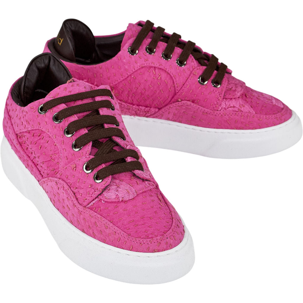 By Walid Pink 19th C Piano Shawl Trainers