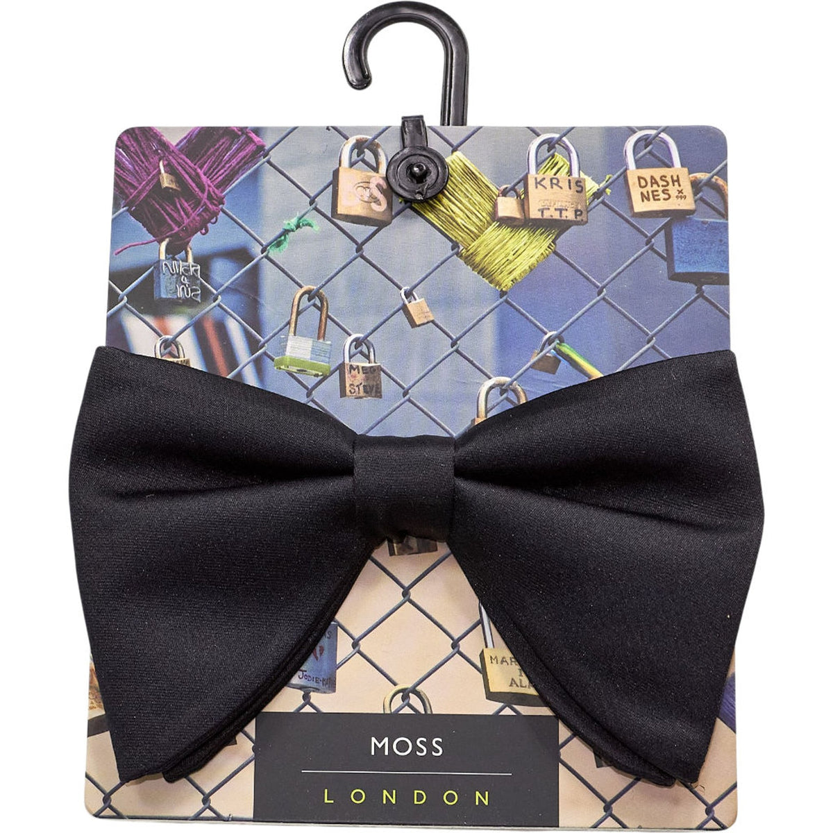 Moss Black Bow Tie
