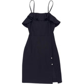 & Other Stories Black Ruffle Dress