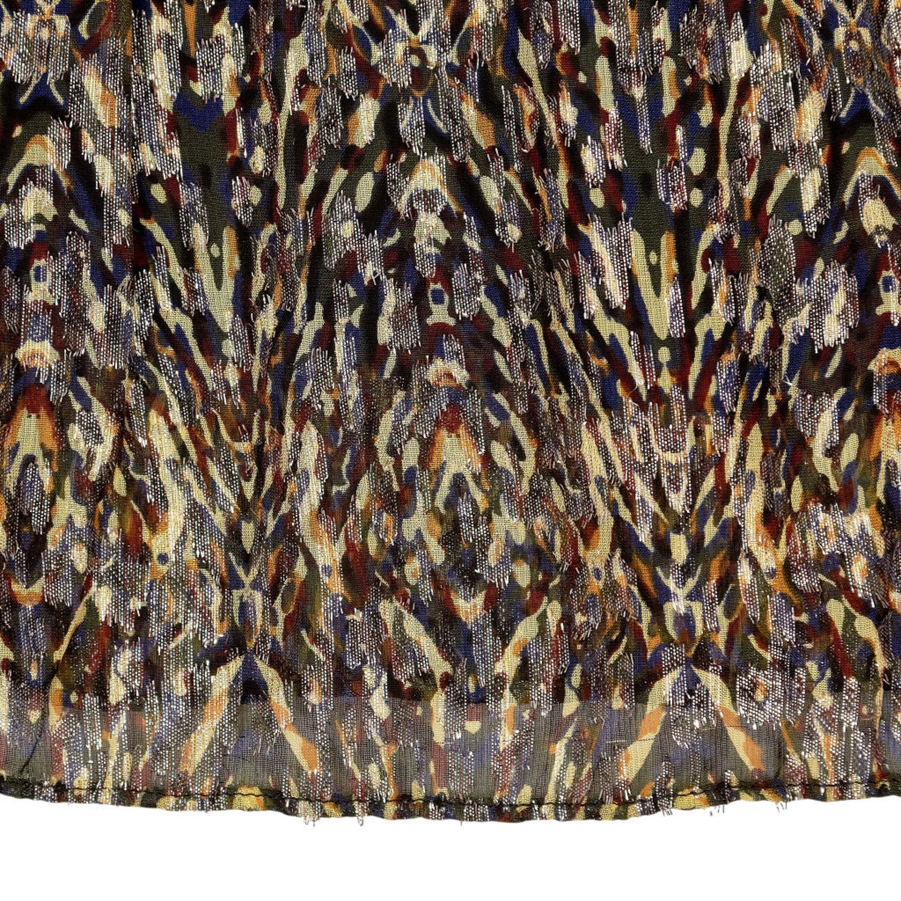 Ba&sh Multicoloured Pleated Midi Skirt