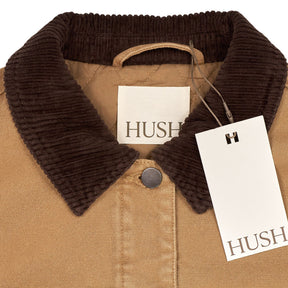 Hush Stone Brown Cord Collar Jacket