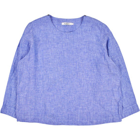 NRBY Blue Linen Top