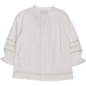 Wyse White Harper Blouse