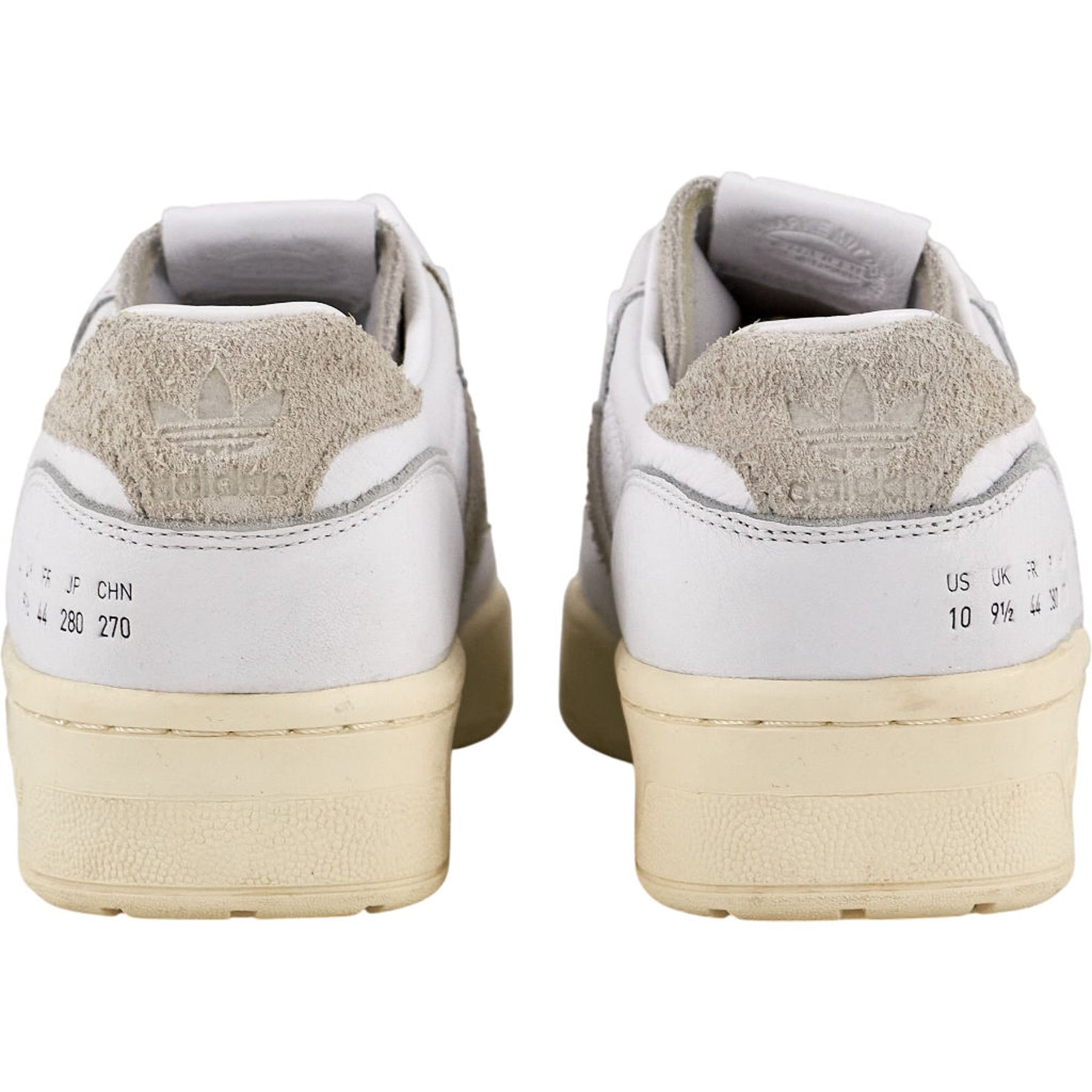 Adidas White & Off White Rivalry Low Trainers