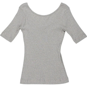 Folk Grey Scoop Back Tee