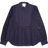 Bonté Midnight Navy Broderie Star Genette Shirt