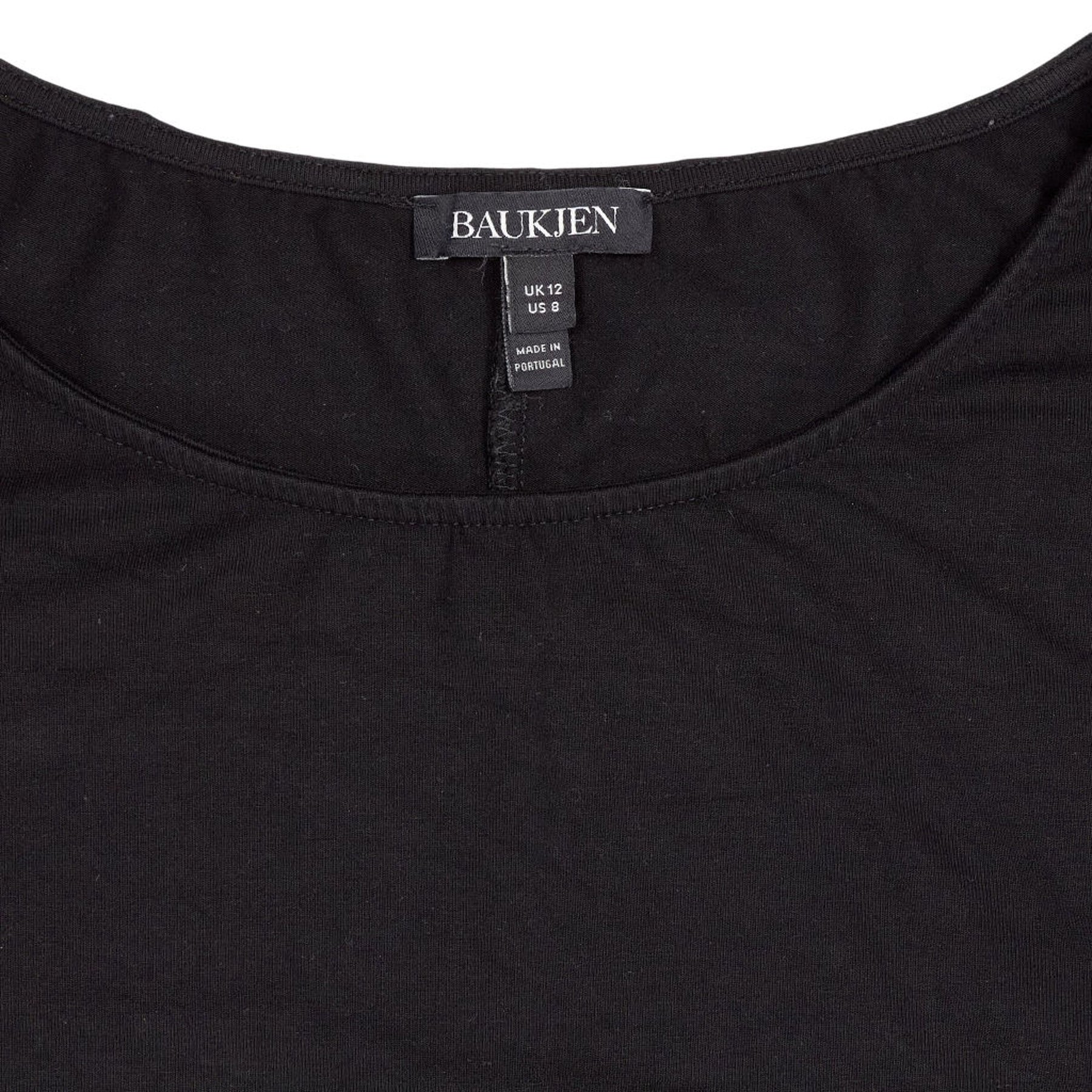 Baukjen Black 3/4 Sleeve Top