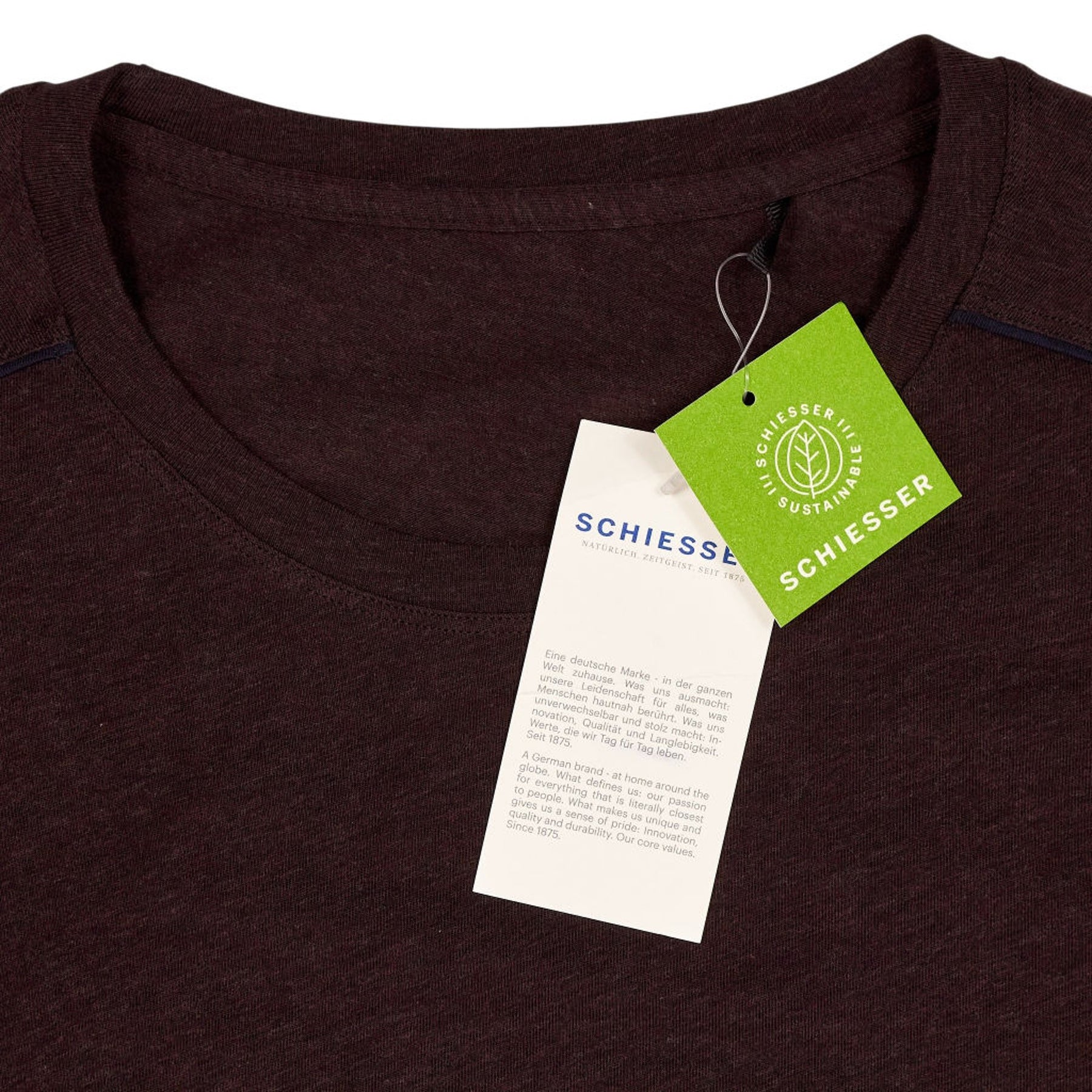 Schiesser Brown Organic Cotton Sleep Top