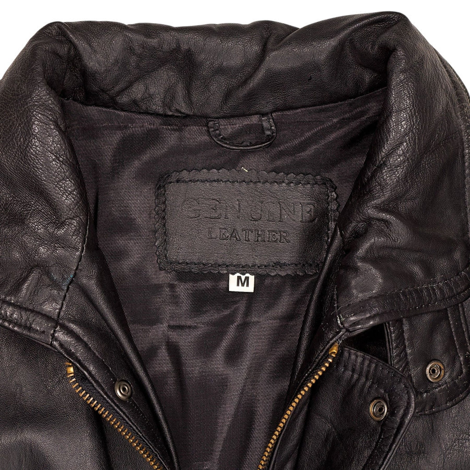 Unbranded Black Genuine Leather Jacket