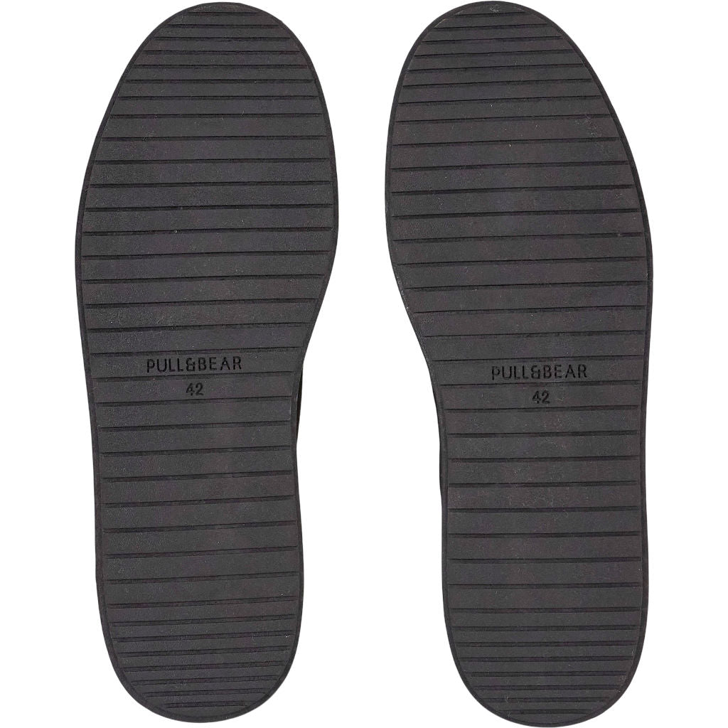 Pull & Bear Black Pony Hair Suede Wallabee Boots