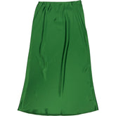 Wyse Clover Green Kendall Satin Skirt