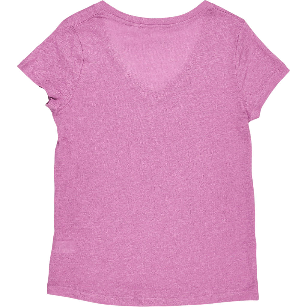 NRBY Pink Linen T-Shirt