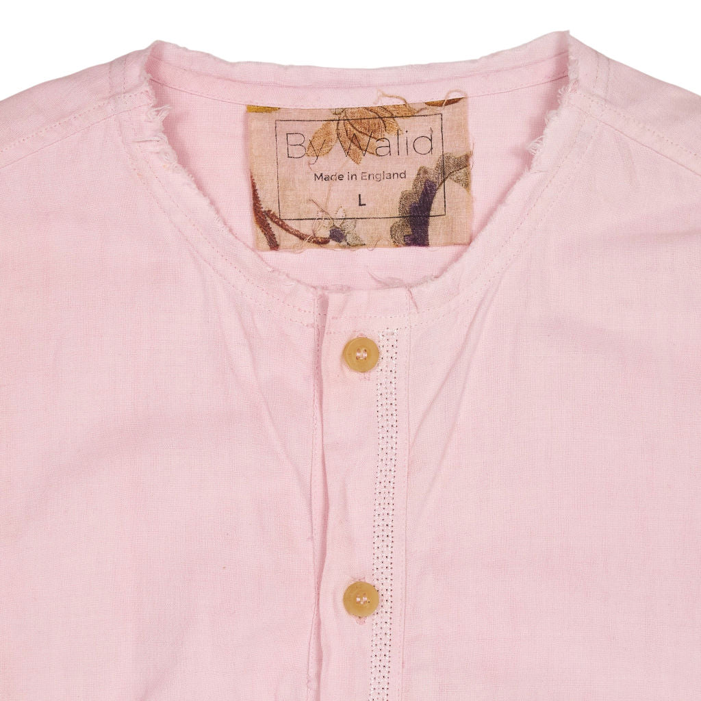 By Walid Pink Cotton Shirt Dress