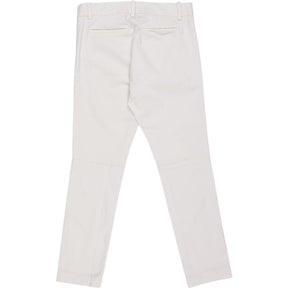 NRBY White Cotton Elastane Trousers