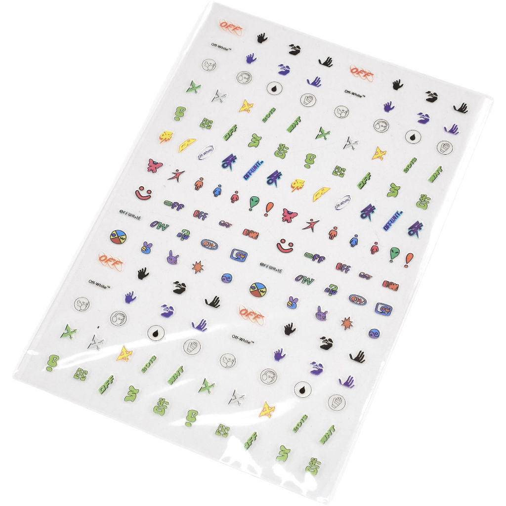 Off-White Graphic Nail Adhesive Set