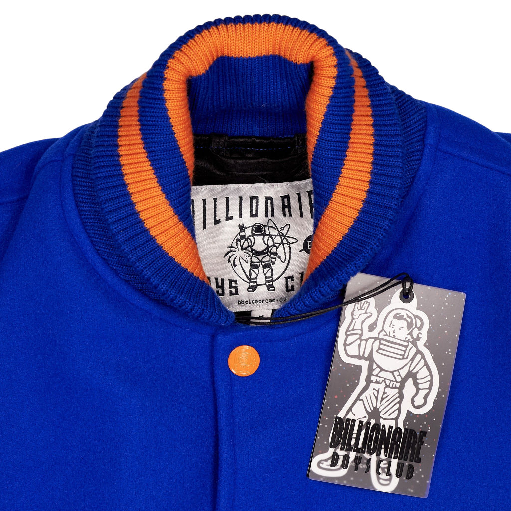 Billionaire Boys Club Blue Wool Varsity Jacket