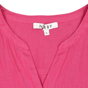 NRBY Pink Linen Jumpsuit