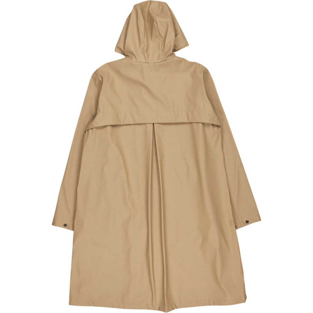 Lands' End Beige Hooded Raincoat