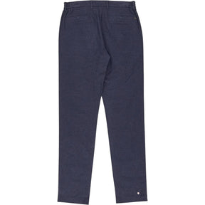 MR MARVIS Blue/Grey Cosmis Flannel Trousers