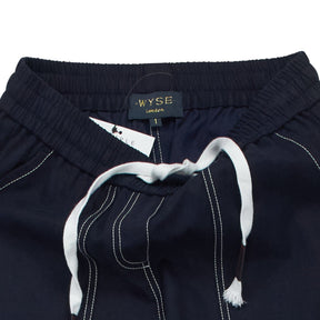 WYSE Navy Wide Leg Trousers