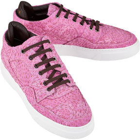 By Walid Pink Lace-Up Trainers