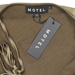 Motel Olive Zenta Satin Dress