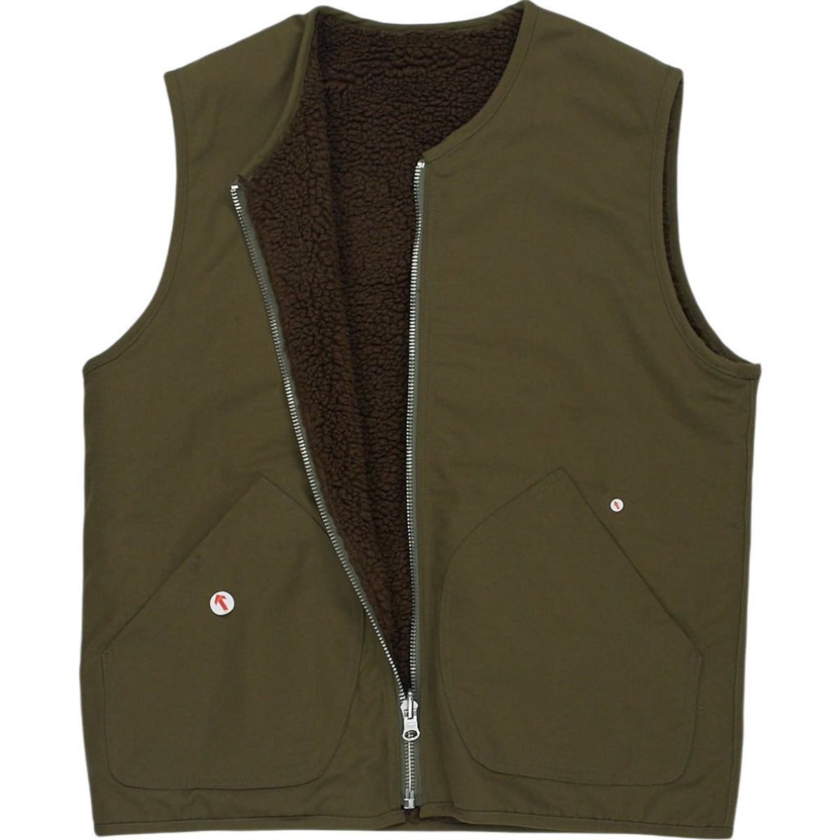 YMC Khaki Twist Gilet
