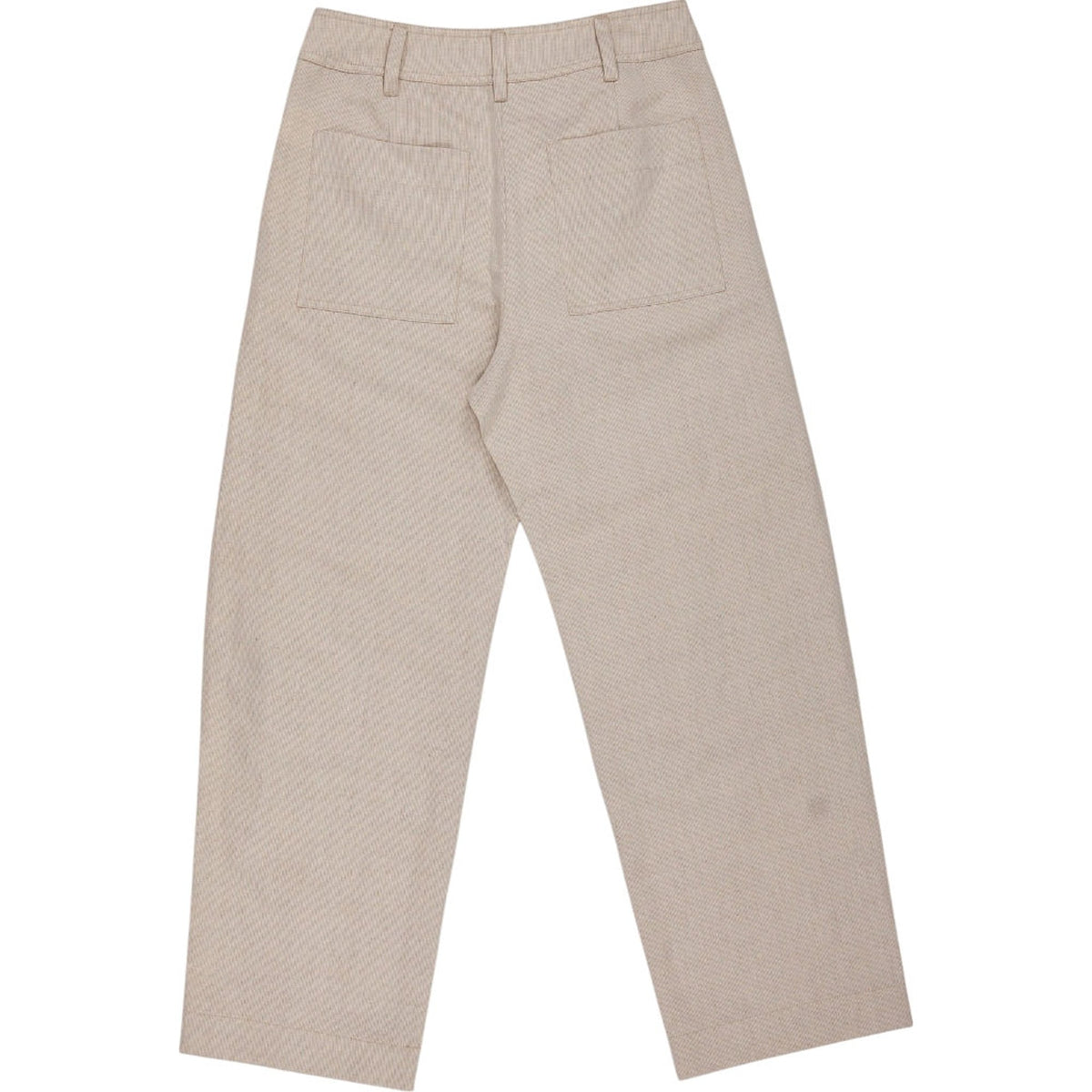 Wyse Beige Linen Trousers 1