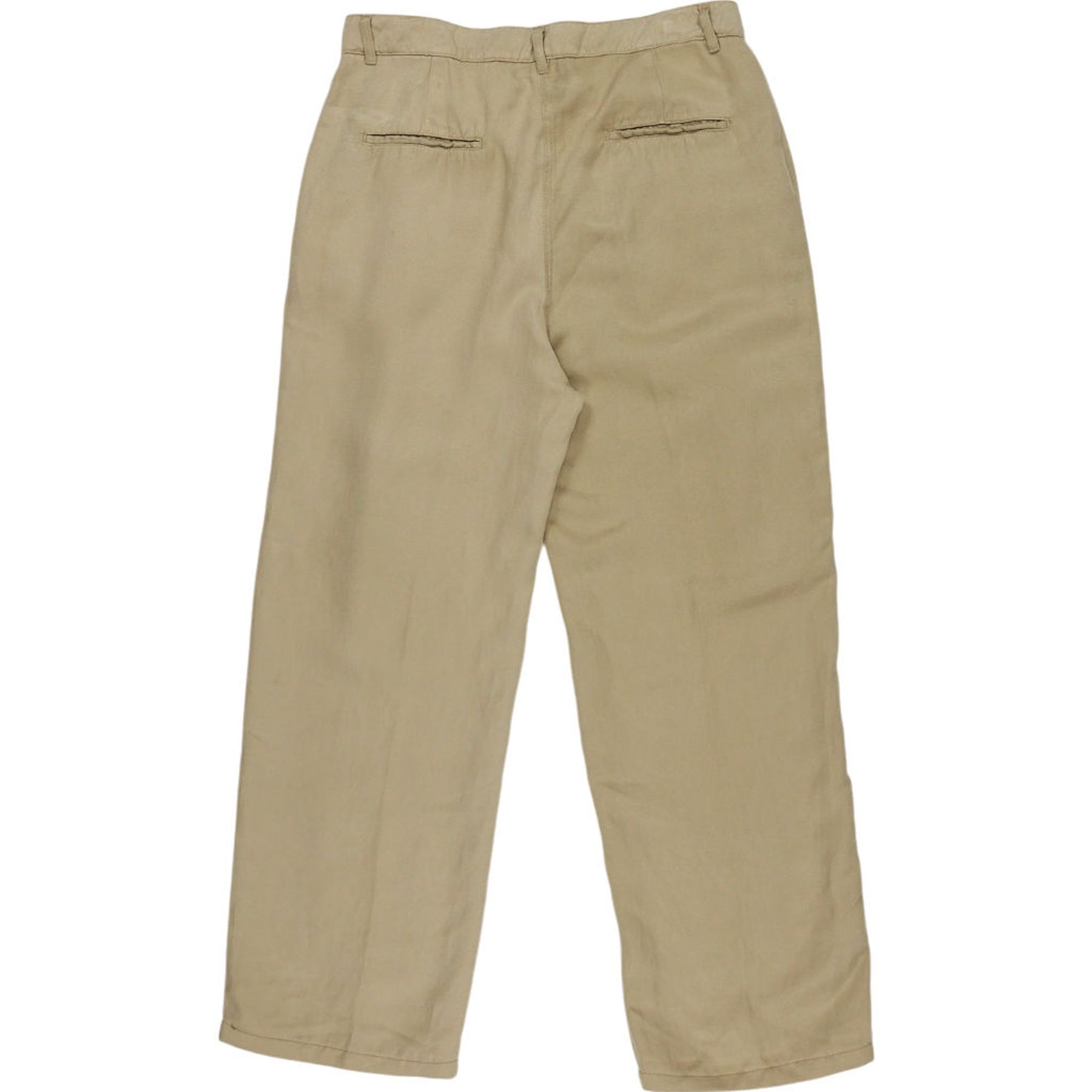 Baukjen Beige Pleated Trousers