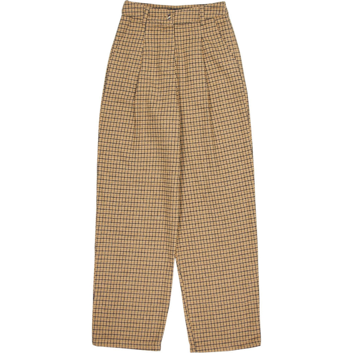Motel Brown Sarila Trousers Wool Blend