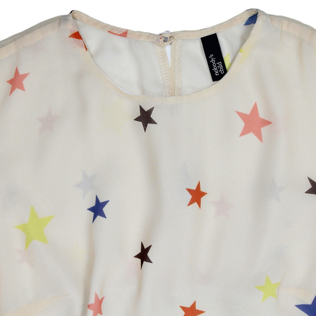Nobody's Child Cream Multicoloured Star Print Dress