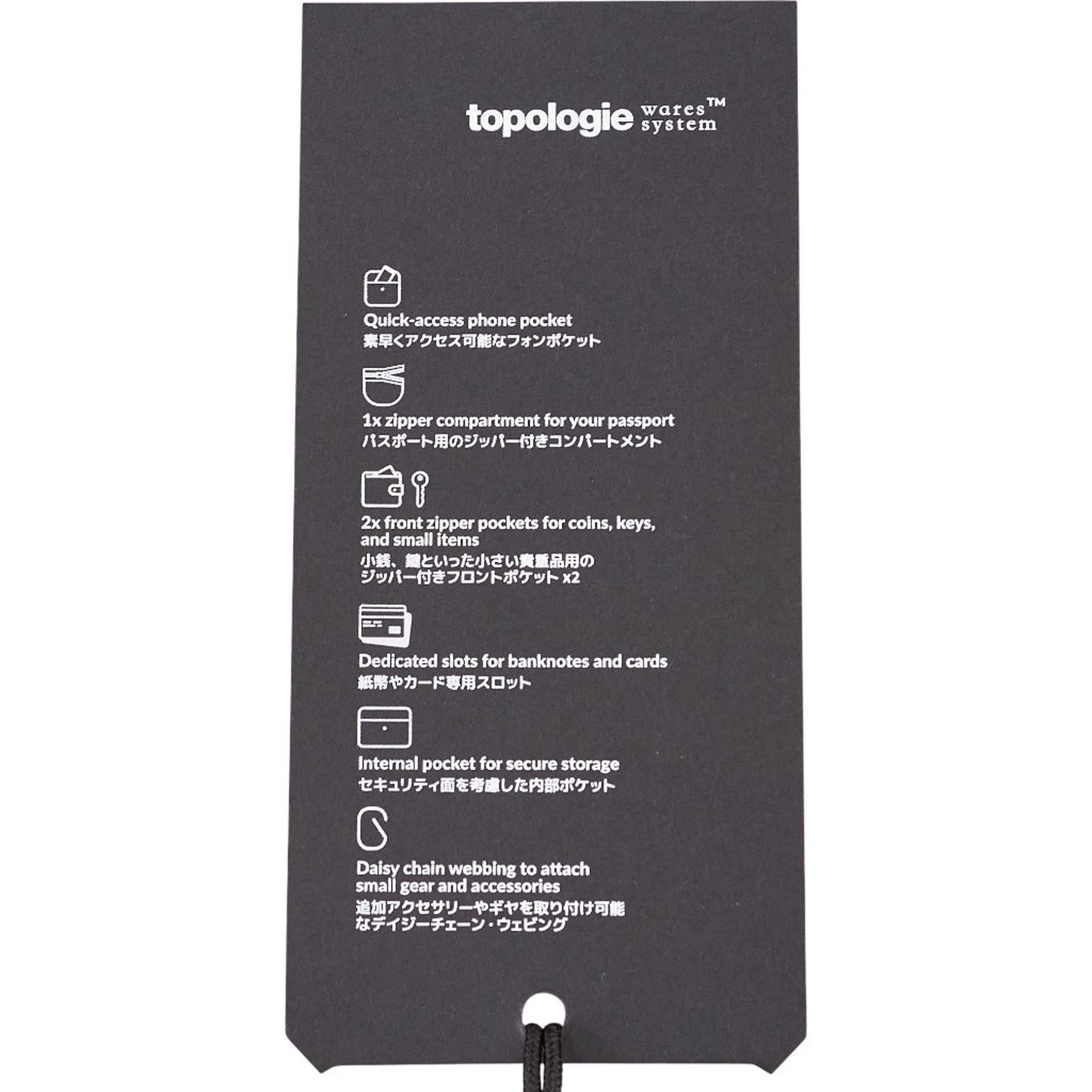 Topologie Taupe Phone Sacoche