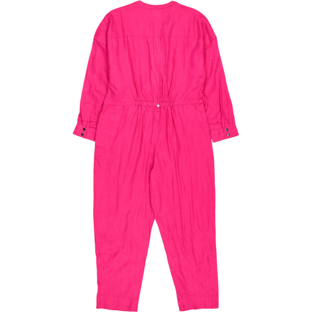NRBY Pink Linen Jumpsuit