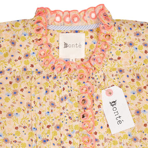Bonté Lemon Zest Floral Etienne Shirt