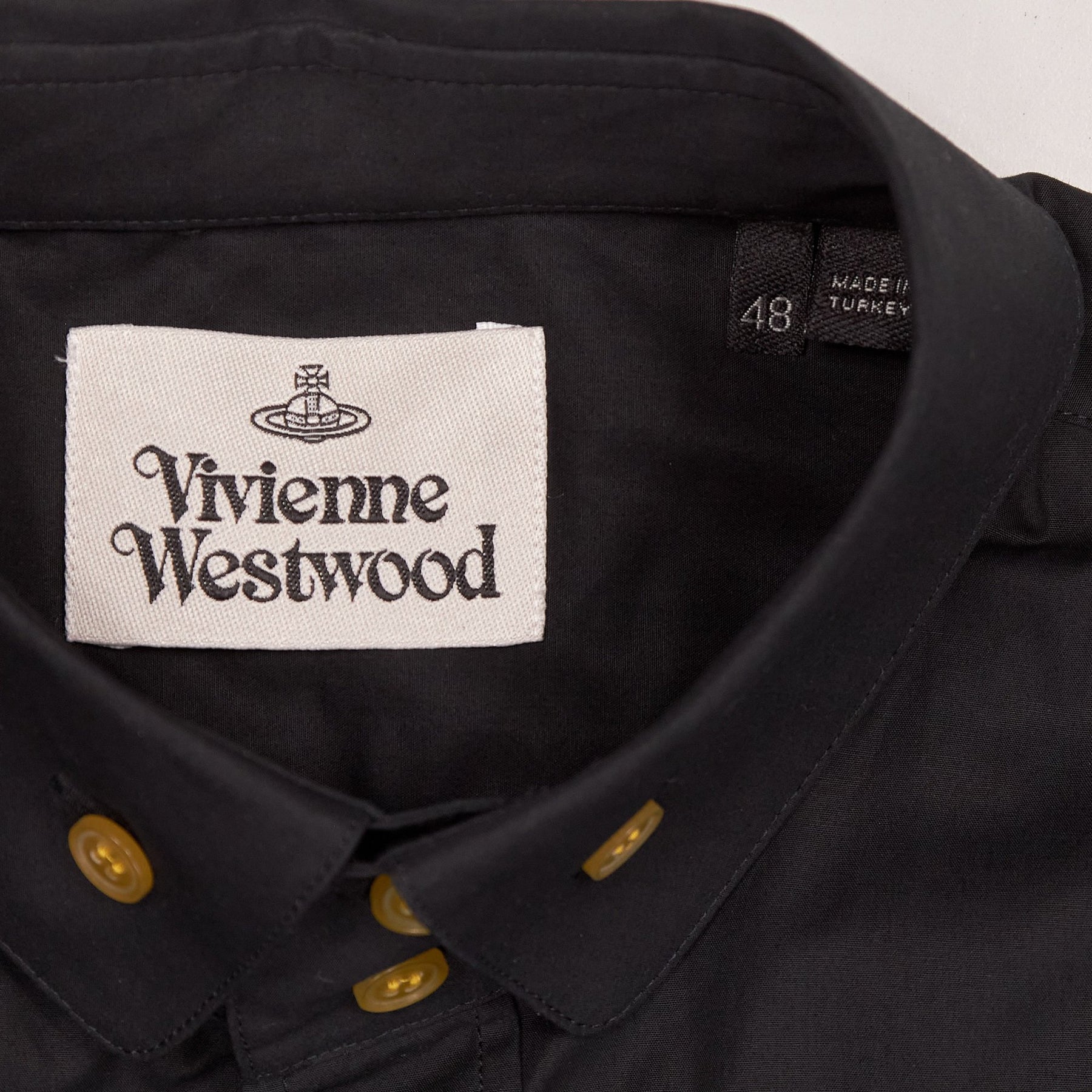 Vivienne Westwood Black Cotton Shirt